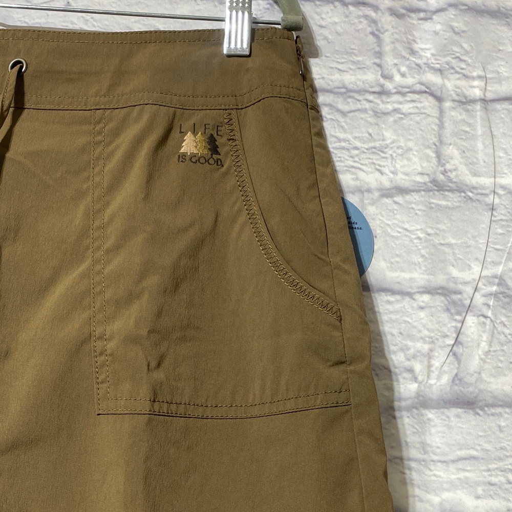 Life Is Good A-Line Skirt in Tan - Picture 3 of 8